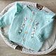 Вязаная кофта для девочки. Кофта. MELISSA for baby. Интернет-магазин Ярмарка Мастеров.  Фото №2