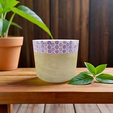 Цветы и флористика ручной работы. Ярмарка Мастеров - ручная работа Кашпо "Соты". Handmade.