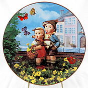 Тарелка Паутинка Крыльев: Бабочка Голубянка, 1989