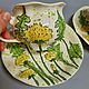 Чайные пары "Одуваны". Кружки и чашки. Irina Volvach Art Ceramics. Ярмарка Мастеров.  Фото №4