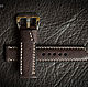 Ремешок для часов из кожи буйвола. Ремешок для часов. GM Leather. Ярмарка Мастеров.  Фото №4