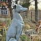 Order Large statue of a hound dog in the old style of Provence. Decor concrete Azov Garden. Livemaster. . Figurines Фото №3