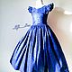 Платье "Brilliant" Royal blue. Платье. Little___dress. Интернет-магазин Ярмарка Мастеров.  Фото №2
