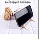 Заказать Подставка для смартфонов iPhone, Xiaomi, Samsung. Fuji lab. Ярмарка Мастеров. . Амигуруми куклы и игрушки Фото №3