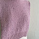 Манишка твидовая удлиненная, меринос. Манишки. FAVORITE KNITWEAR (Наталья). Интернет-магазин Ярмарка Мастеров.  Фото №2