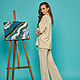 Beige pantsuit. Suits. SHAPAR - knitting clothes. Online shopping on My Livemaster.  Фото №2