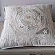 A SHABBY CHIC with edging. Pillow. HOME TEXTILE (jannet). Online shopping on My Livemaster.  Фото №2