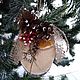 Christmas tree toys: eco-style pendant. Christmas decorations. Workshop handmade gifts Eleniele. Online shopping on My Livemaster.  Фото №2