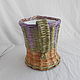 wicker basket 'Bouquet of lavender'. Basket. paperchest (paperchest). Online shopping on My Livemaster.  Фото №2