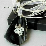 Set Olive branch. agate slice agate jadeite beads earrings