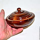 Wooden pot-barrel, salt shaker with lid made of Siberian Cedar. K9. Candy Dishes. ART OF SIBERIA. My Livemaster. Фото №6