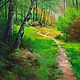 Oil painting landscape Izbushka Forester_ Vladimir Chernov. Pictures. VladimirChernov (LiveEtude). My Livemaster. Фото №5