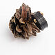 Ring wood Blackwood 'with bricks'. Rings. Spirit of tree. Online shopping on My Livemaster.  Фото №2