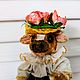 Бык-символ года. Ватные елочные, интерьерные, коллекционные игрушки. Народная кукла. 'Ватная страна' Светланы Стасенко.. Интернет-магазин Ярмарка Мастеров.  Фото №2