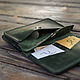 Handmade wallet for passport, documents, money and cards. Purse. Ptaho. My Livemaster. Фото №6