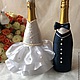 Оформление свадебных бутылок, Бутылки свадебные, Новочеркасск,  Фото №1