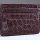 Order Genuine Crocodile Leather Cardholder IMA0135K44. CrocShop. Livemaster. . Cardholder Фото №3
