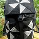 Backpack Triangle Black denim. Backpacks. bRucksack. Online shopping on My Livemaster.  Фото №2
