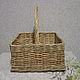 Serving basket with compartments for plates, napkins, etc. Basket. Elena Shitova - basket weaving. My Livemaster. Фото №4