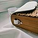Сумка кросс-боди на деревянных боковушках. Сумка через плечо. ecodecor_arh. Интернет-магазин Ярмарка Мастеров.  Фото №2