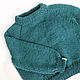 Стильный вязаный свитер. Свитеры. Knit by Heart - Вязаная одежда 富. Ярмарка Мастеров.  Фото №4