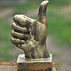 Statuette Like gesture of social networks made of concrete a gift to a blogger award, Figurines, Azov,  Фото №1