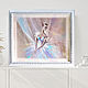 Картина Балерина, картина на шелке, картина в гостиную. Картины. Светлана Логинова. Ярмарка Мастеров.  Фото №5