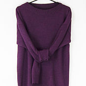 Одежда handmade. Livemaster - original item Jumpers: Knitted jumper with a boat neckline. Handmade.