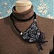 Boho Neck Decoration Textile Necklace Felt gift for the New Year. Necklace. Studio art felt Elena Dudyrina. Online shopping on My Livemaster.  Фото №2