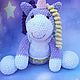 Единорог вязаный. Мягкие игрушки. s_mary_em_knit. Ярмарка Мастеров.  Фото №6