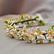 Wedding wreath with flowers orange. Tiaras. KG_flowers. Online shopping on My Livemaster.  Фото №2