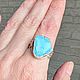 Кольцо с Бирюзой в серебре 925. Кольца. Jeweller -Danil. Ярмарка Мастеров.  Фото №8