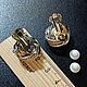 Винтаж: Клипсы. Винтаж США. Серьги винтажные. Butiklux. Ярмарка Мастеров.  Фото №5