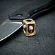 Бусина для темляка 4 черепа. Бусины. Rhyton Jewelry. Интернет-магазин Ярмарка Мастеров.  Фото №2