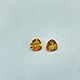 Пара Желтых Сапфиров  по 1.50 ct +Сертификат, Кабошоны, Аксай,  Фото №1