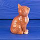 Винтаж: Фигурка рыжей кошечки (или котика) от Beswick. Статуэтки винтажные. Farfor Сlub. Интернет-магазин Ярмарка Мастеров.  Фото №2