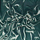 Ткань :Бархат шелковый тонкий темный мятный Этро, Ткани, Москва,  Фото №1