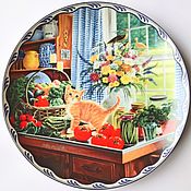 Винтаж: Декоративные фарфоровые тарелки Ганс Граб. 1989 - 1990гг