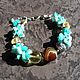 Bunch bracelet with citrine, amazonite and agate of Botswana. Bead bracelet. Bijoux-By-Inna. Online shopping on My Livemaster.  Фото №2