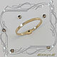 Ring 'Mini-week' gold 585 samples, Rauch-Topaz. Rings. MaksimJewelryStudio. My Livemaster. Фото №5