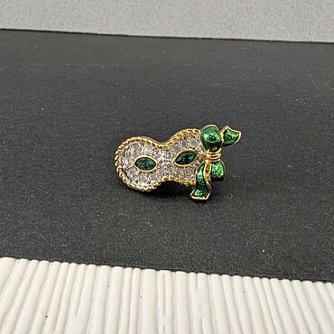 Винтаж ручной работы. Ярмарка Мастеров - ручная работа Винтаж: Swarovski. Винтажная брошь маска. Handmade.