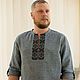 Сорочка Одолень и Папоротник. Народные рубахи. Семейная  Мастерская  Ястребовых. Ярмарка Мастеров.  Фото №6