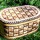 Bread braided birch bark. Big box. Art. 0034. The bins. SiberianBirchBark (lukoshko70). My Livemaster. Фото №4