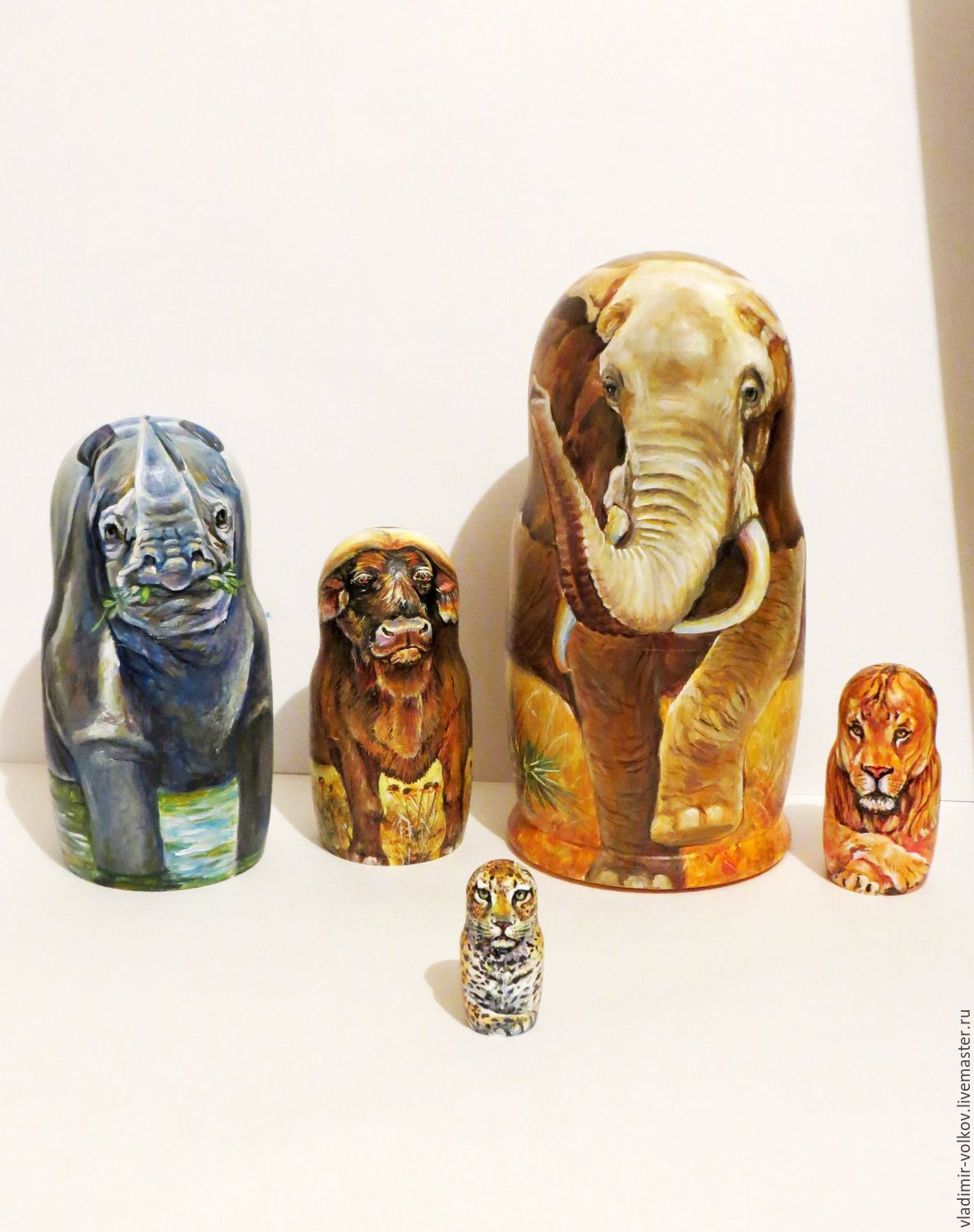 elephant russian dolls