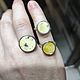 Green Amber Rings, Amber ring, Green Amber ring. Rings. katya-47. My Livemaster. Фото №5