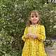 Платье с длинным рукавом девочке 122. Платье. Наряды детям My little princessИрина. Интернет-магазин Ярмарка Мастеров.  Фото №2