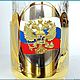 Подстаканник подарочный "Герб России" z1536. Кружки и чашки. Zlatiks2. Интернет-магазин Ярмарка Мастеров.  Фото №2