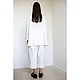 Брюки унисекс из крапивной ткани Nettle Twill Baker Pant White. Брюки. VÄN Studio. Ярмарка Мастеров.  Фото №4