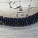 Order  bead harness.' Blue iris'. Kairos. Livemaster. . Lariats Фото №3