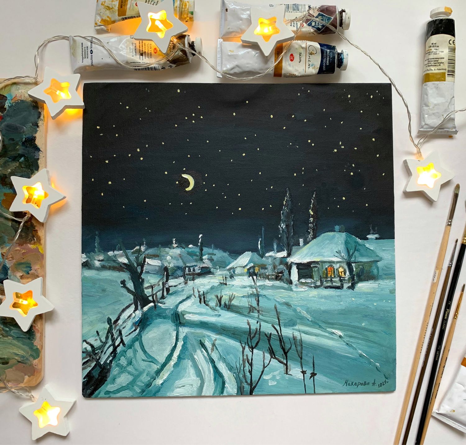 Рисунок ночь перед рождеством. Как нарисовать дом. Рисунок рождество христово. Домик зимой рисунок.